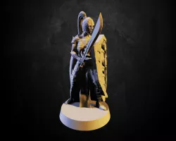 Drow Elf - Sword