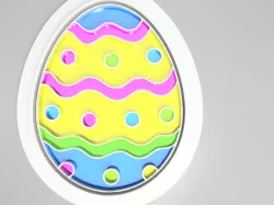 Easter Egg Cookie Stamp and Cutter