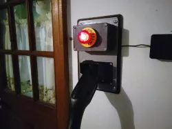 Fancy EV Plug and Garage Button Box