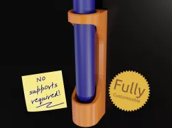 Fully Customizable Pen Holder Fridge Magnet