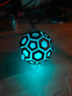 Glowing Truncated Icosohedron