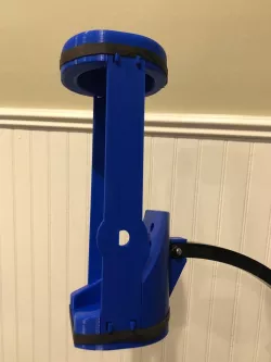 Handy hands free mount for GoPro curved extension arm (attached to chest mount)