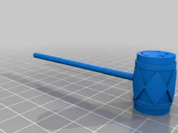 Harley Quinn Hammer - (For a doll)