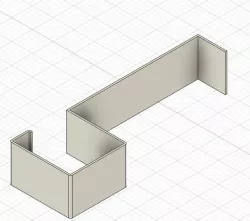 Headphone Mount for IKEA ALEX Desk/150mm thick desks.