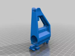 Heavy gas block for canadian/british M4