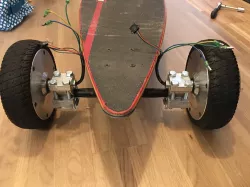 Hoverboard Motor to Skateboard Truck Adapter