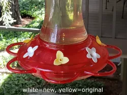 Hummingbird feeder flower replacement