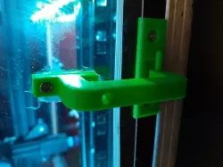 Ikea Lack Printer Enclosure - Door base with printed pin