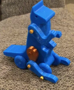 Jumping Kangaroo Pull Toy 1/2 Size