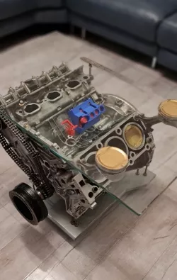 Mini V8 Working Engine V2