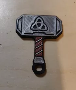 Mjolnir Thor Keychain