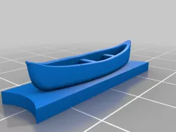 Native American Canoe for Settlers of Catan player set