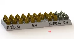 Nozzle Tray MK8 M6 0.2 0.3 0.4 0.5 0.6