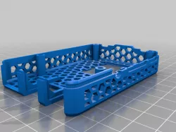 Pi4 Top Mesh case for 1.3" Oled module.