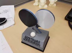 Ping pong trophy