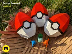 Pokeball Easter Egg Box Decoration