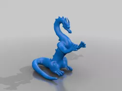 sitting noodle dragon