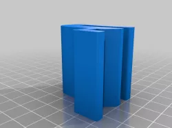 Slatwall Flange Mount Bracket - Width Scalable 
