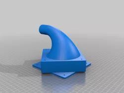 Small extractor fan assembly for Litter Robot