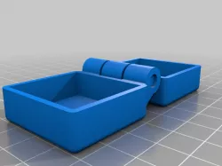 small hinged box is printed in one go