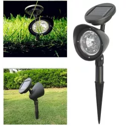 solar garden spotlight housing
