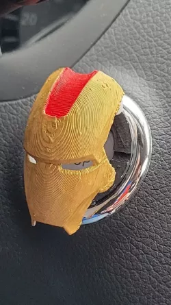 Start Button Cover- IronMan