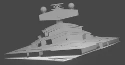 Tector-Class Star Destroyer (Easy print, with stand and sliced)