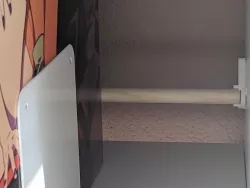 Vinyl record backstop for IKEA Kallax