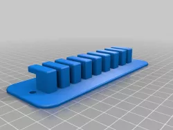 Wall mounted USB cable management