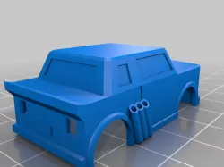 1/76 turbo racing body shell.m-max type