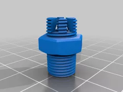 3D printed bowden coupler ender 3
