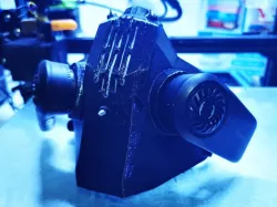 3D Printed Mask with HEPA Filter & Double Fans