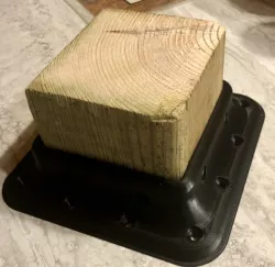 4x4 Wood Leg Socket