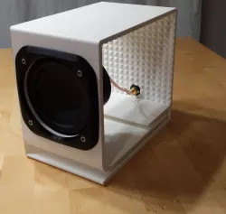 Bass reflex subwoofer fully printable