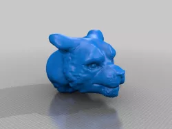 big cat bust