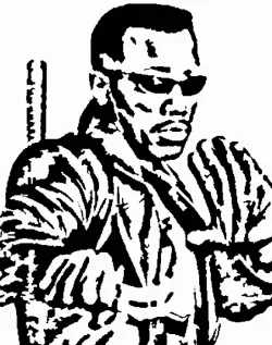 Blade stencil
