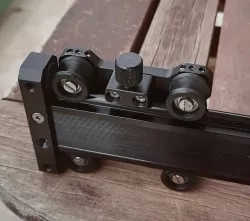 Camera dolly wheel