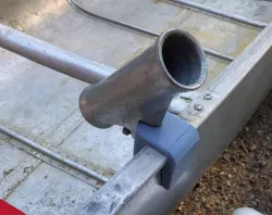 Canoe Gunwale Rod Holder Mount