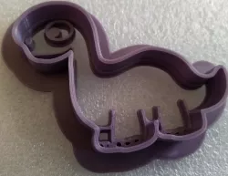 Cartoon Dino Cookie Cutter