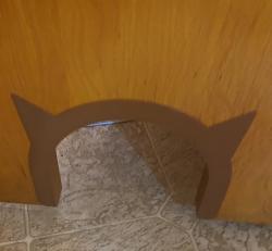 Cat Door Curtain by Xtasy, Download free STL model