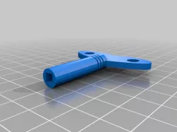Clock winding key (4 mm square)