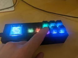 Custom Keyboard with LCD