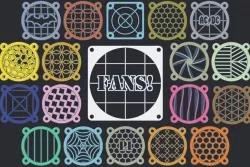Customizable Fan Grill Covers
