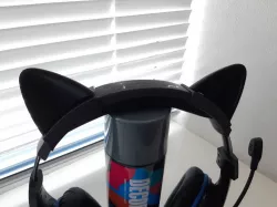 Detachable Headphone Cat Ears for HyperX Cloud Stinger