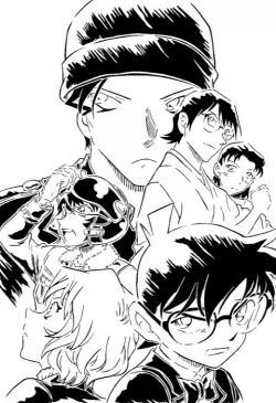 Detective Conan stencil 3