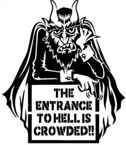 Devil stencil