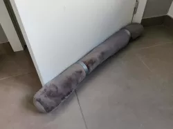 Draft dog door mount