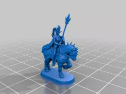 Drow Elf - Queen on Horse