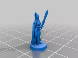 Drow Elf - Two-handed Sword