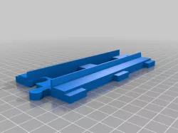 Duplo Compatible Train Track Straight (minimal time/plastic)